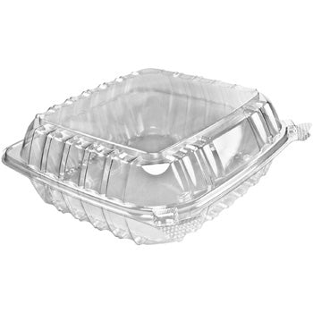 Clear Hinged Plastic Containers